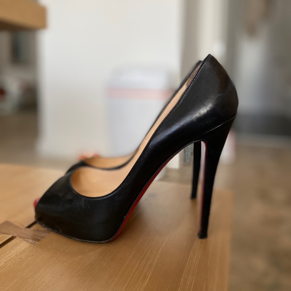 Christian Louboutin Peep Toe Pumps